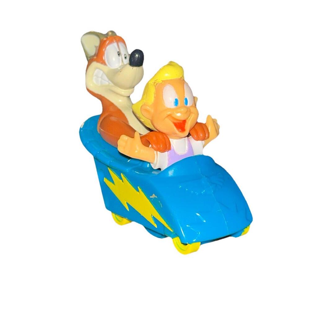 Vintage McDonald’s 1993 Animaniacs Mindy & Buttons Wild Ride Toy – Happy Meal Co